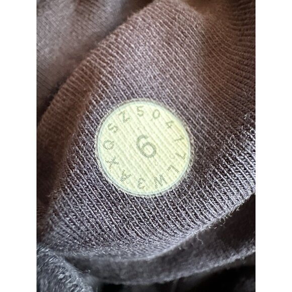 Lululemon Sweater Womens 6 Blue 1/4 Zip Pullover Mock Neck Flock Floral Navy - Picture 10 of 10